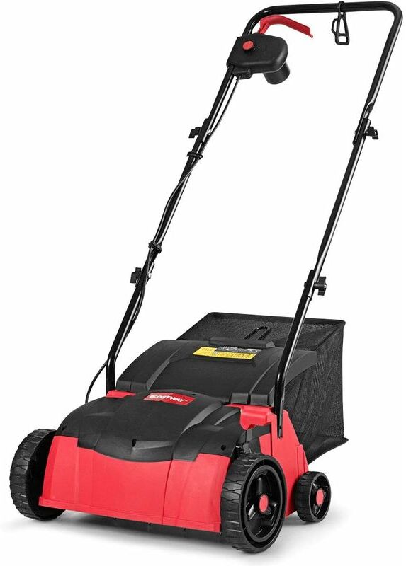 COSTWAY Scarificateur Electrique 1400W Débroussailleuse Electrique 32CM avec