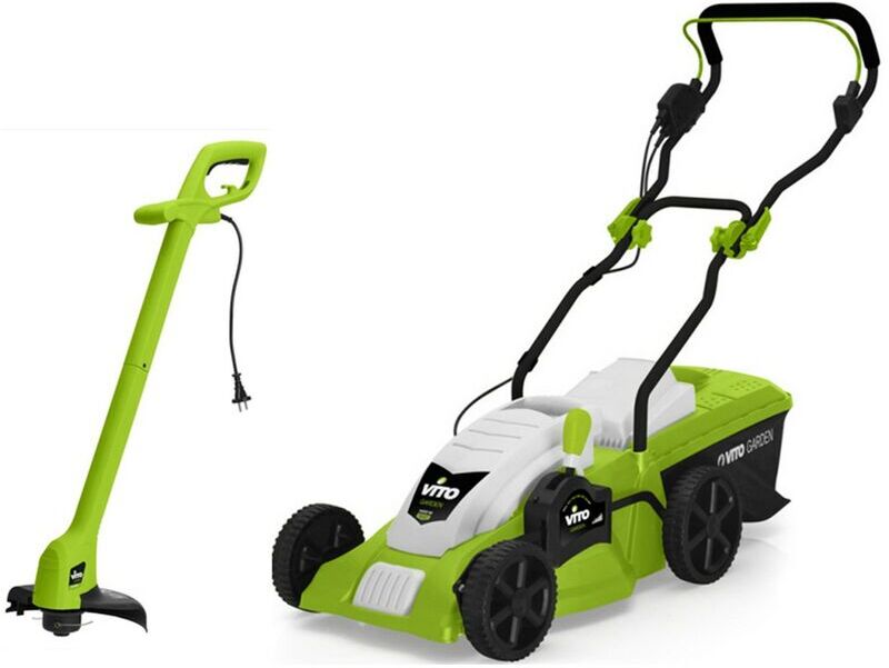 VITO GARDEN Pack VITOGARDEN Tondeuse electrique 1400W Moteur induction coupe 34 cm + Coupe