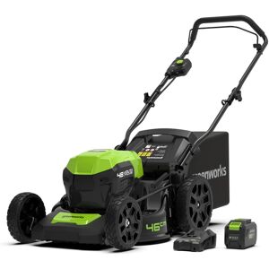 GREENWORKS Tagliaerba a batteria a trazione  48V L 46 cm, 1 batteria inclusa