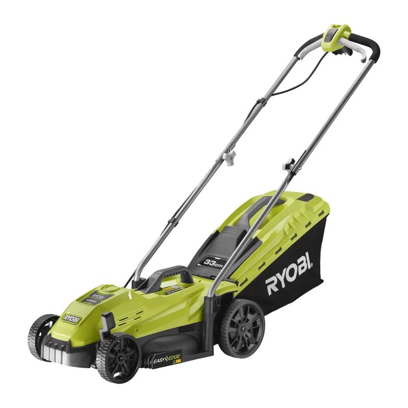 ryobi tagliaerba elettrico a spinta  1300 w l 33 cm