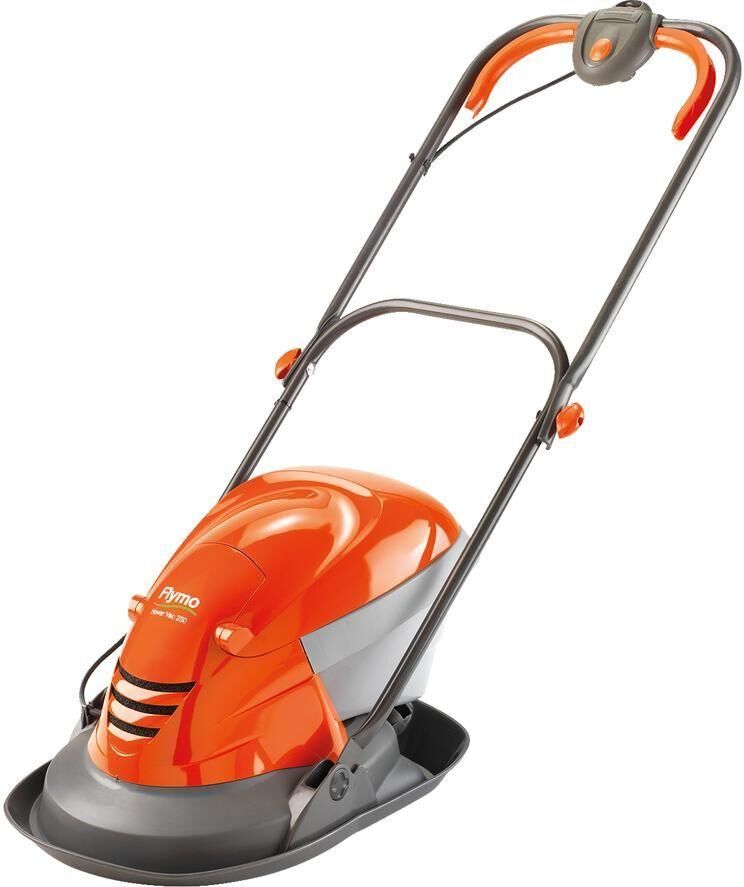 FLYMO HoverVac 250 Corded Hover Lawn Mower - Orange & Grey