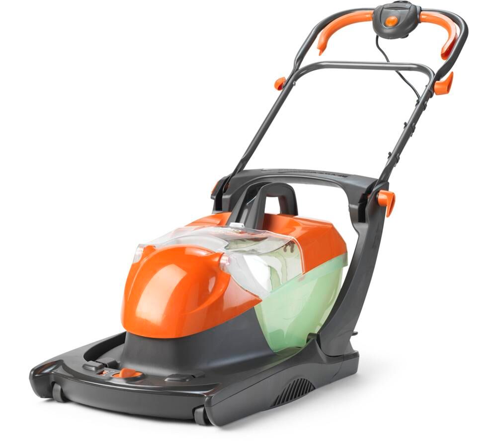 FLYMO Compact Glider 330AX Corded Hover Lawn Mower - Orange & Black