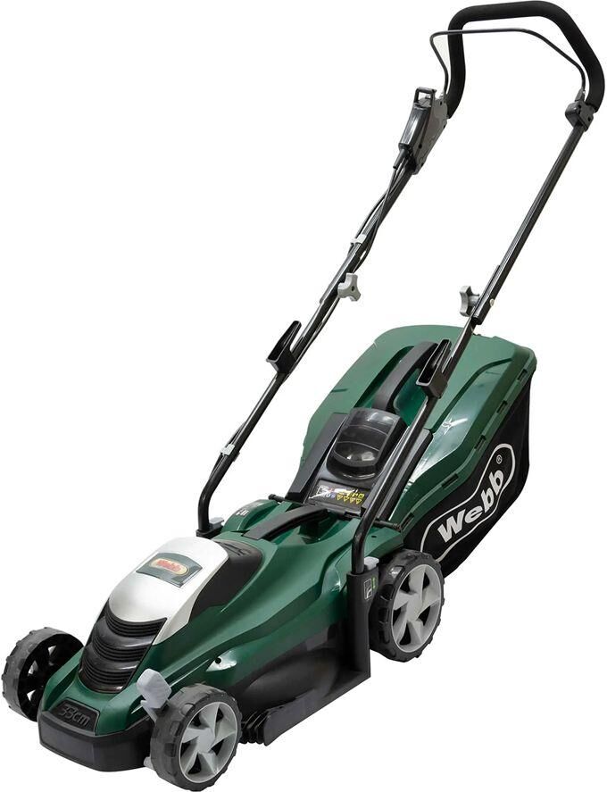 WEBB Classic WEER33 Corded Rotary Lawn Mower - Green & Black