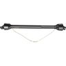 VEVOR PTO Shaft, 1-3/8" PTO Drive Shaft, 6 Spline Tractor End and Round Implement End PTO Driveline Shaft, Tractor PTO Shaft, 30"-39" Brush Hog PTO Shaft Black, for Finish Mower, Rotary Cutter