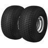 VEVOR Lawn Mower Tires with Rim, 20x8-8" Tubeless Tractor Tires, 2-Pack Tire and Wheel Assembly, S-Turf Pneumatic Tires with 3.5" Offset Hub and 3/4" Bushing Size, for Riding Mowers Lawn Tractors