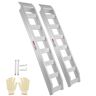 VEVOR Aluminum Ramps, 8810 lbs, Heavy-duty Ramps with Top Hook Attaching End, Universal Loading Ramp for Motorcycle, Tractor, ATV/UTV, Trucks, Lawn Mower, 72"L x 15"W, 2Pcs