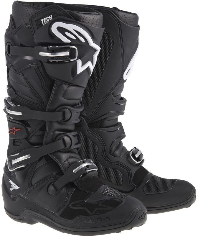 Alpinestars Tech 7 Motocross Stiefel Schwarz 40 41