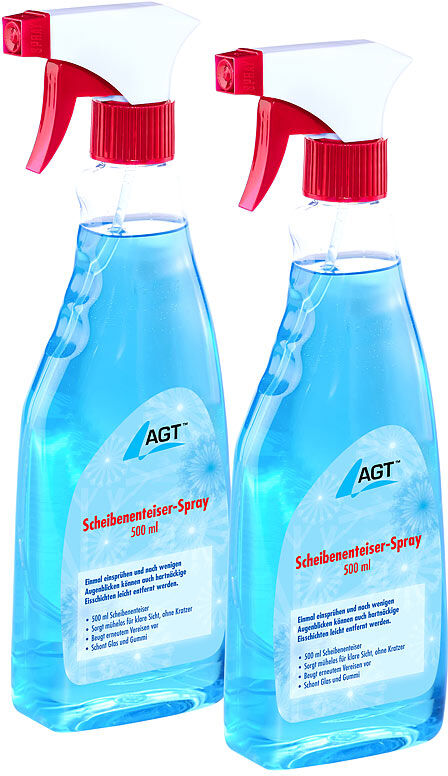 AGT Scheibenenteiser Doppelpack, 2 x 500 ml