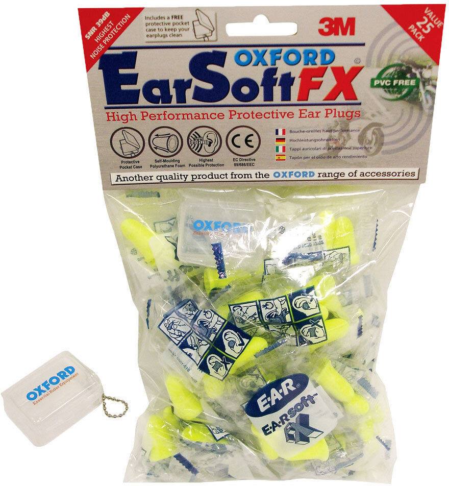 Oxford Ear Soft FX Ohrstöpsel Einheitsgröße Gelb