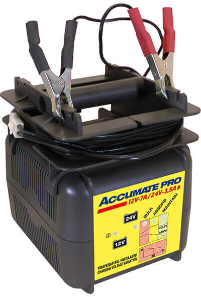 OPTIMATE Accumate Pro 12V/24V (TM202), 7A/3,5A, 4-stufiges Ladegerät