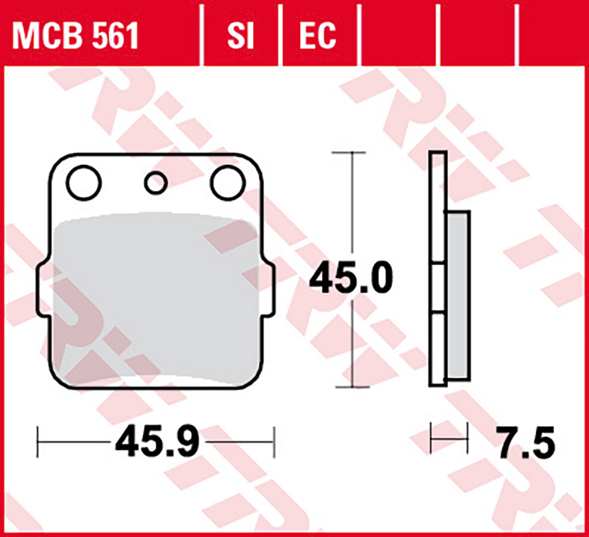 TRW Lucas TRW Lucas Bremsbelag MCB561SI Sinter Offroad