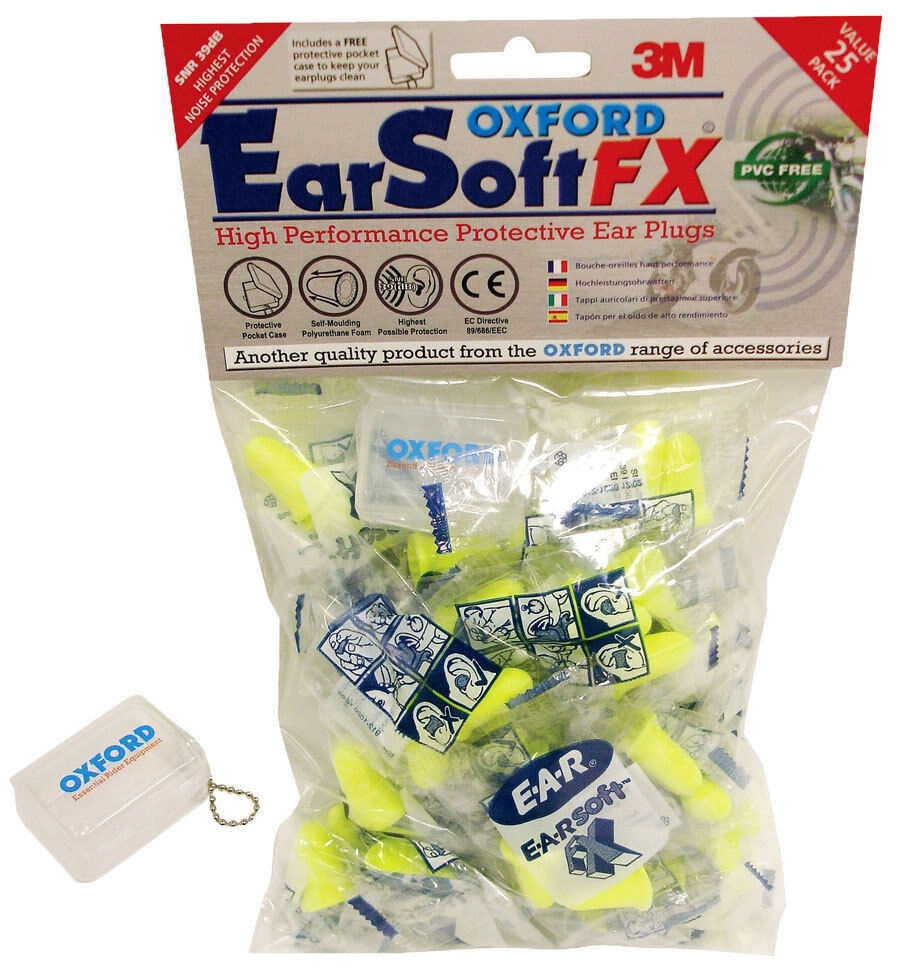 Oxford Ear Soft FX Špunty do uší Jedna velikost žlutá