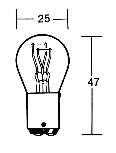 Paaschburg & Wunderlich GmbH P21/5W žárovka 12V 21/5W BAY15D  Bílá