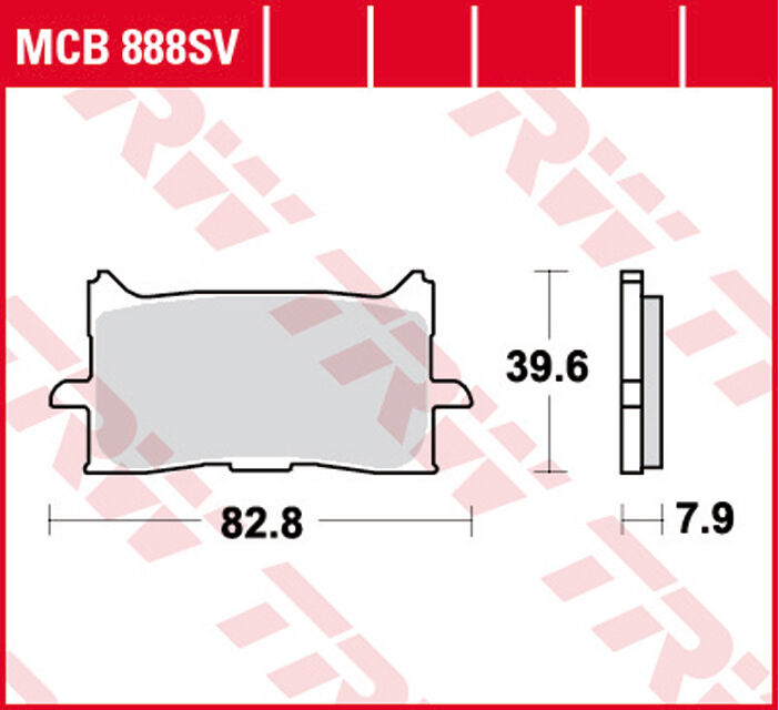 TRW Lucas Slinuté podšívky MCB888SV