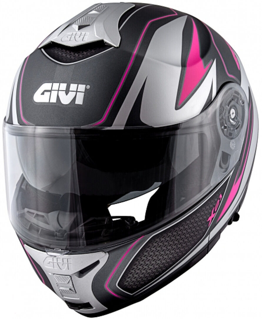GIVI X.21 Challenger Shiver Dámská helma S Černá Růžový