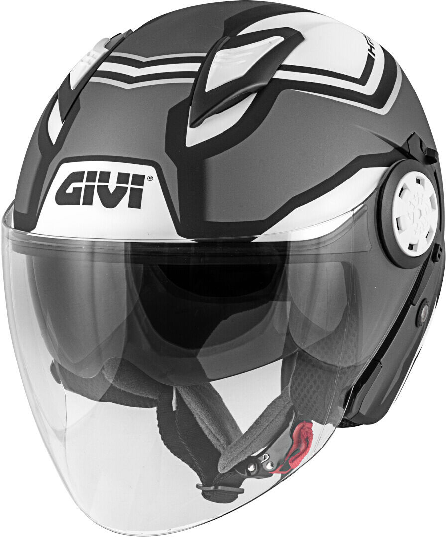 GIVI 12.3 Stratos Shade Jet Helma XL Stříbrná