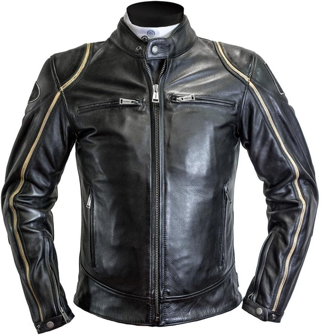 Helstons Modelo Chaqueta de cuero de motocicleta