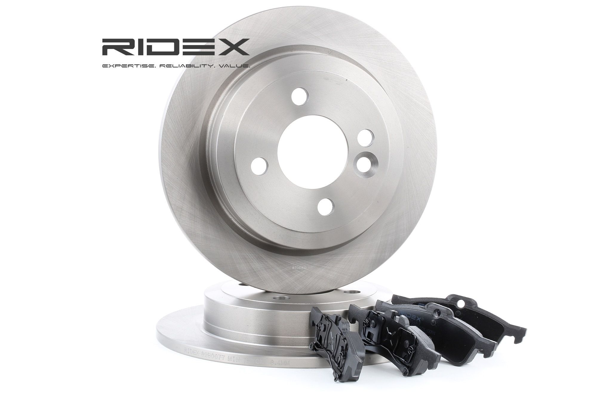 RIDEX Jarrupalasarja Levyjarru 3405B0160  MINI,MINI R56,MINI R50, R53,MINI Cabriolet R52