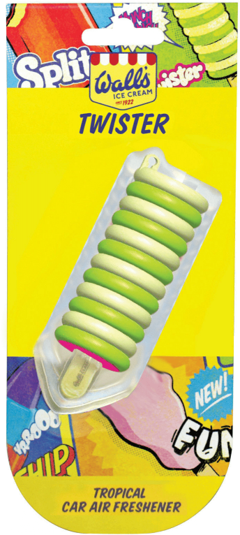 Wall&#039;s Twister Tropical Car Freshener 1 kpl Ilmanraikastin