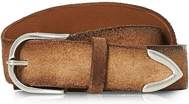 Orciani Handmade Suede Belt 3 cm Sabbia