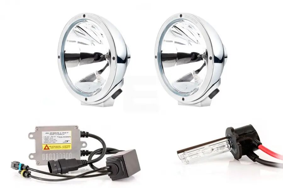 Hella Luminator Xenon Lyskastersett (4300k, 35w, 17,5, Matt Sort Hus)