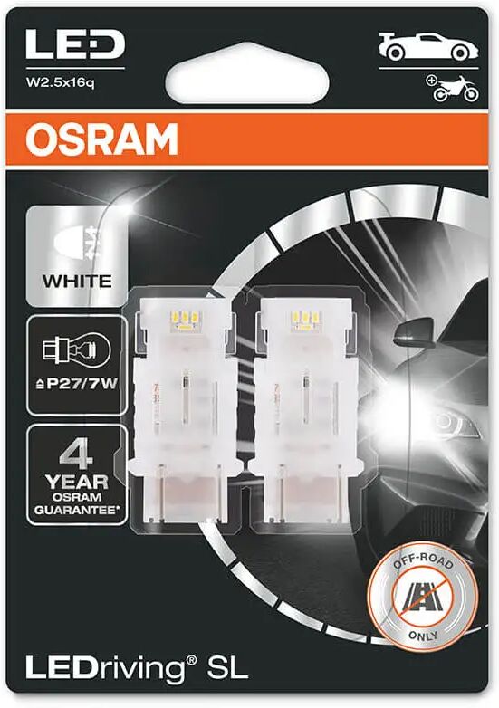 Osram Ledriving Sl P27/7w Oransje (Sett)