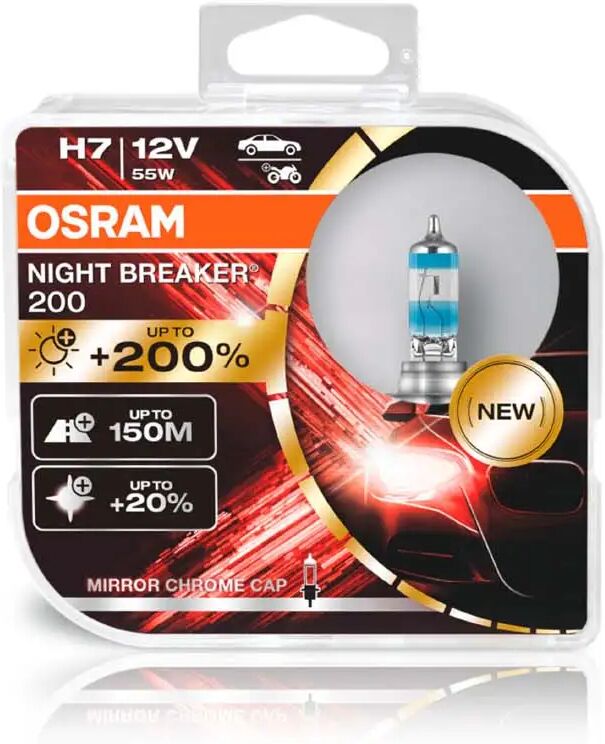 Osram H7 Night Breaker Laser 200% (Sett)