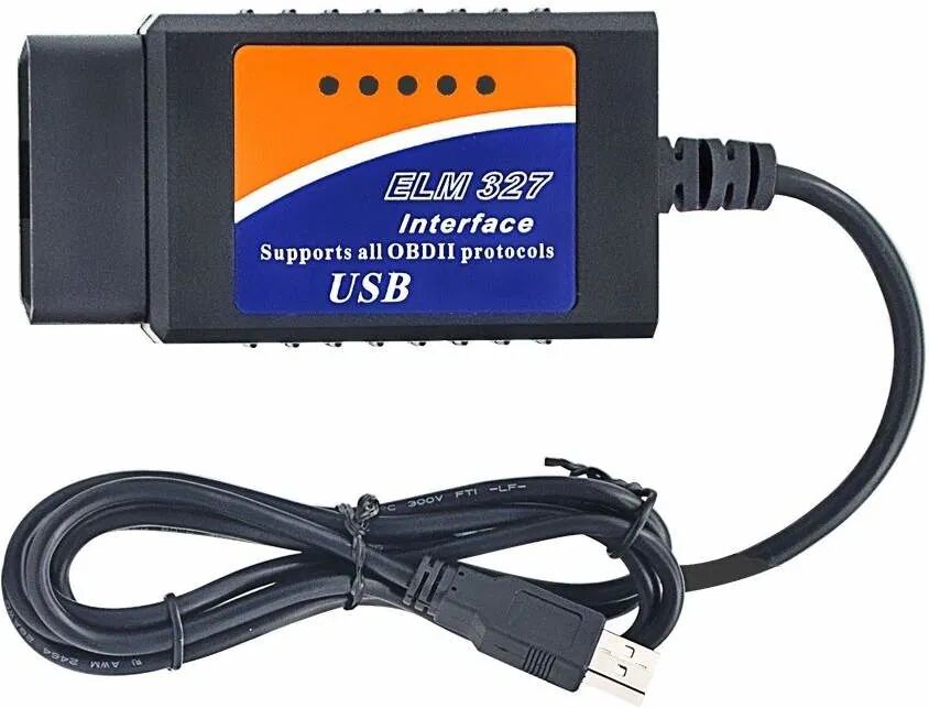 eStore ELM327 / ELM 327 / OBD2 USB Bildiagnostikk Feilkodeleser