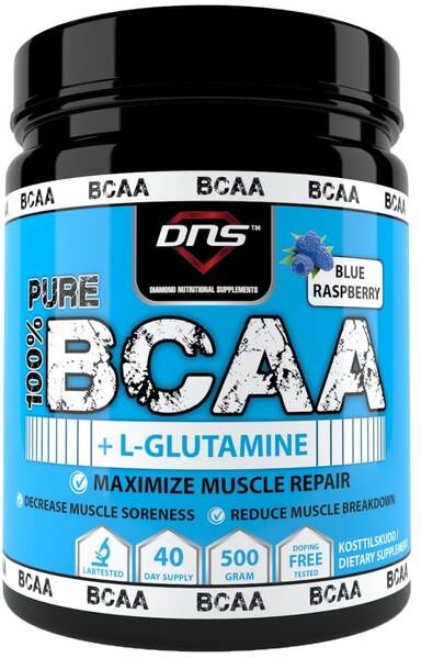 DNS Bcaa + L-Glutamin 500 Gram Blue Raspberry