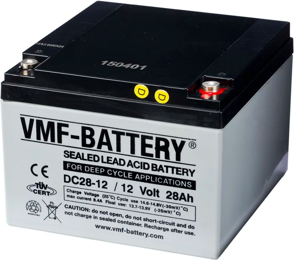 VMF AGM Dypsyklusbatteri 12 V 28 Ah DC28-12