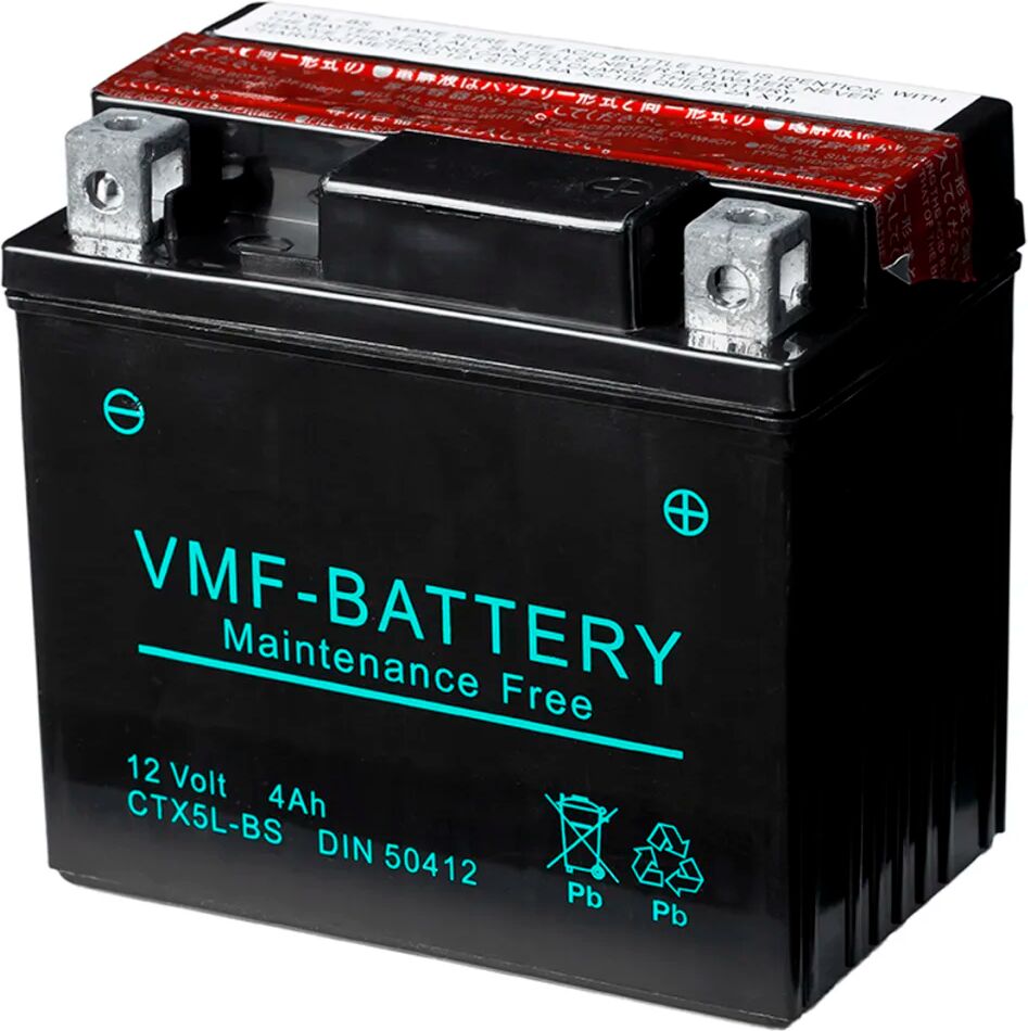 VMF Powersport Liquifix batteri 12 V 4 Ah MF YTX5L-BS