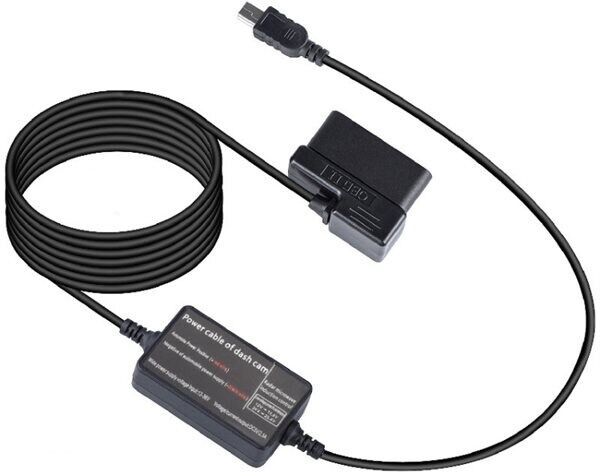 24hshop Lavspentkabel OBD for parkeringsovervåking Mini