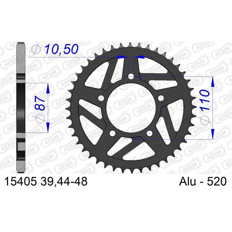 Afam Bakdrev, Aluminium #520 - Suzuki Gsx-R/sv650   44