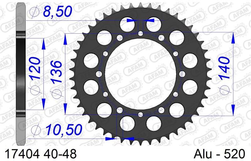 Afam Bakdrev, Alu #520 - Kawasaki/suzuki Zx6r,Zxr750,Gsx-R600/750   45