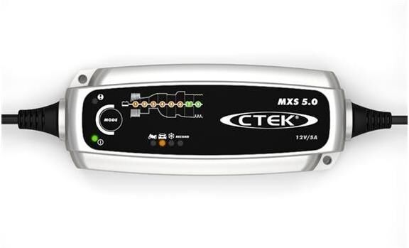 CTEK Batterilader Bil/mc/snøscooter Mxs5.0 12v Intelligent Blybatterilader