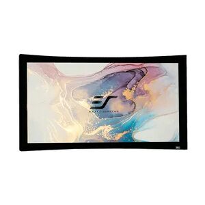 ELITE SCREENS-LUNETTE CURVED - GEBOGENE RAHMENLEINWAND21:9 / Cihite / 242 x 103-Projektionsleinwand-geeignet für: normalen Beamer-