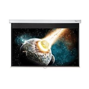 Optoma DS-9084PMG+ Rollo Leinwand, 186 x 104.5 16:9, mattweiss