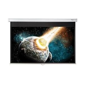 Optoma DS-9084PMG+ Rollo Leinwand, 186 x 104.5 16:9, mattweiss