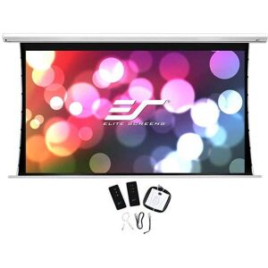 Motorleinwand Elite Screens Saker Tab Tension - MaxWhite - 398,5 x 224,3 16:9 Vorlauf 15 cm