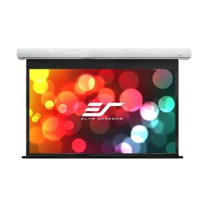 Motorleinwand Elite Screens Saker - MaxWhite - 243,8 x 137,2 16:9 Vorlauf 60 cm