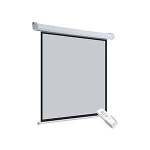 HOMCOM Ecran de projection motorisé home-cinéma format 4:3 84 pouces 171L x 128H cm blanc - Publicité