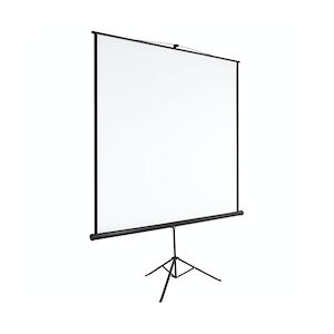 tectake Écran de projection avec trépied - 152 x 152 cm -402513