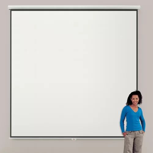 Symple Stuff Eyeline Manual Projection Screen Symple Stuff Viewing Area: 300cm H x 300cm W - Square 1:1