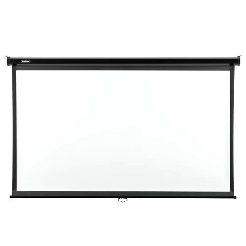 VonHaus White Manual Projection Screen VonHaus Viewing Area: 99.7cm H x 177.2cm W  - Size: 97cm H X 173cm W X 9cm D