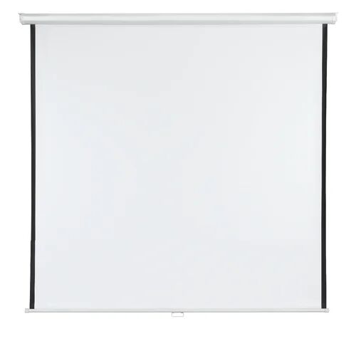 Symple Stuff Roll-Up White Portable Projection Screen Symple Stuff  - Size: 120cm H x 240cm W x 3cm D