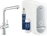 Grohe Blue Home L-Auslauf Starter Kit Blue mit L-Auslauf und Bluetooth 4.0 chrom 31454001