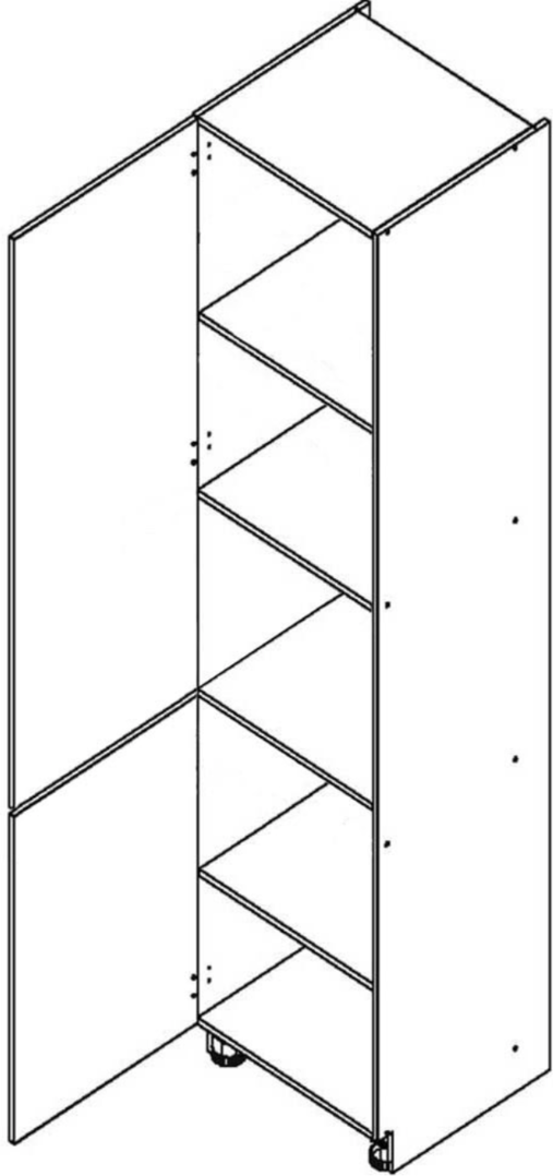 40/210cm Hochrank