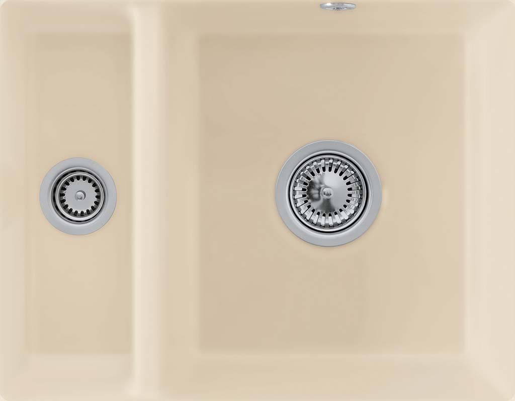 Villeroy und Boch Unterbauspüle 675801J0 mit Ablaufgarnitur und Handbetätigung, Chromit