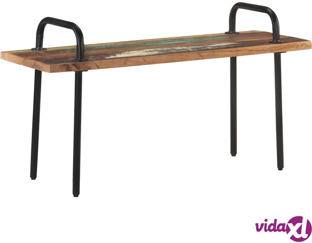 vidaXL Bench 110 cm Solid Reclaimed Wood