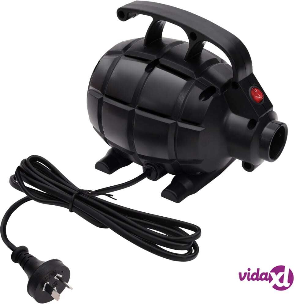 vidaXL Electric Air Pump Black